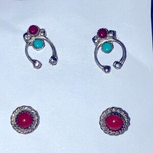 Vintage Native American Post Earrings